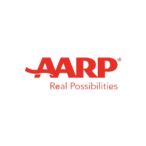 Michelle Falanga Voice Talent AARP Logo