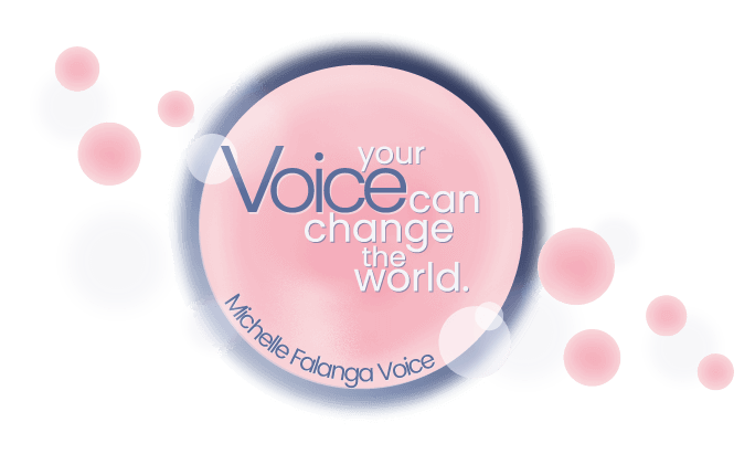 Michelle Falanga Voice Talent Branding Logo